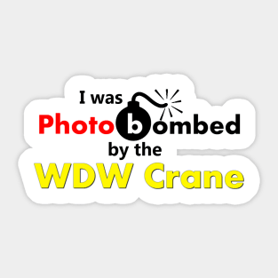 WDW Crane Photobomb Sticker